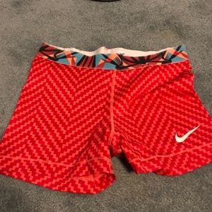 Nike pro compression shorts